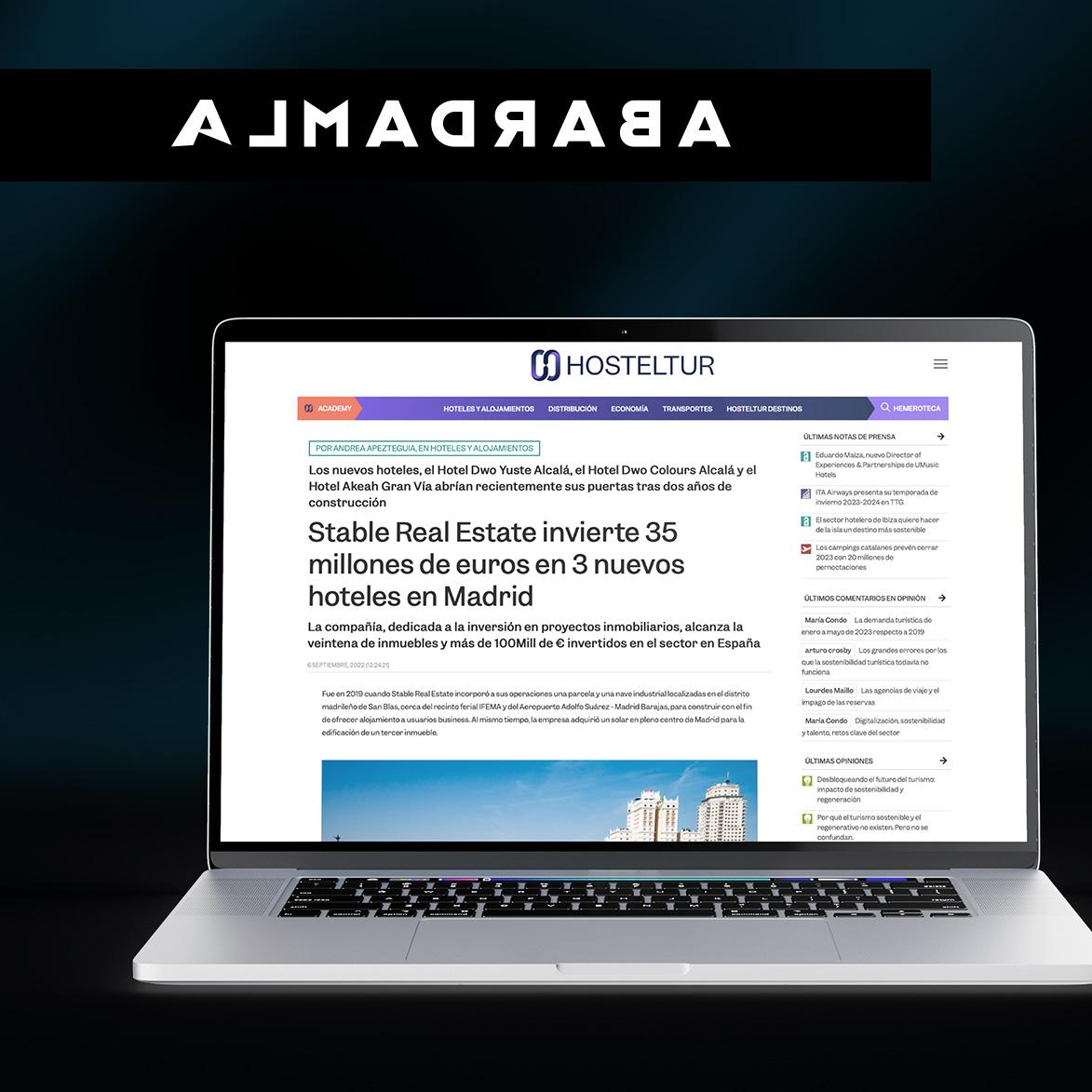 Imagen de la noticia Stable Real Estate invierte 35 millones de euros en 3 nuevos hoteles en Madrid