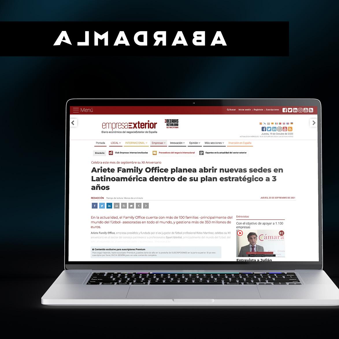 Imagen de la noticia Ariete Family Office planea abrir nuevas sedes en Latinoamérica dentro de su plan estratégico a 3 años